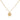18K Round Tablet Necklace Hidden Page Sargisson 