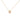 18K Gold Oval Slider Necklace in Sapphire Necklace Page Sargisson 