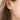 9K Gold Bezel Set Diamond Slice Single Drop Earrings Earrings RADHA GOLD 