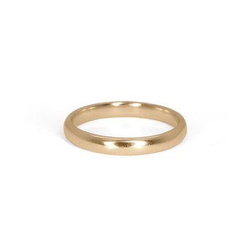 18K Gold Smooth Wedding Band - 3mm Wedding Band Page Sargisson 