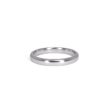 Platinum Smooth Wedding Band - 3mm Wedding Band Page Sargisson 