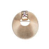 Vintage Oval Pin Hidden Page Sargisson 