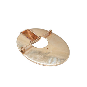 Vintage Oval Pin Hidden Page Sargisson 