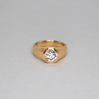 18K Boerum Ring with 1.52ct Lab Grown Diamond Hidden Page Sargisson 