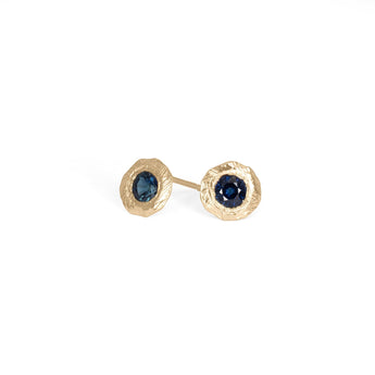 Smith Stud Earrings in Blue Sapphire Earrings Page Sargisson 