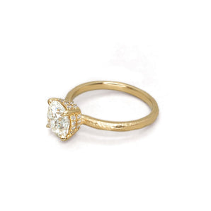 The Hoyt Engagement Ring Setting with Pavé Gallery Engagement Ring Page Sargisson 