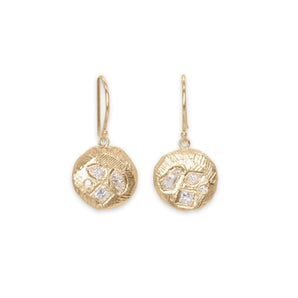 Mosaic Drop Earrings in Diamond Earrings Page Sargisson 