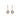 Page Drop Earring in Blue Sapphire Earrings Page Sargisson 