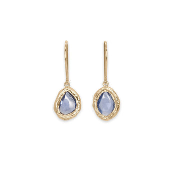 Page Drop Earring in Blue Sapphire Earrings Page Sargisson 
