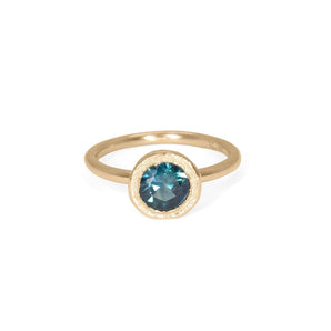 Smith Ring with 1.17ct Teal Sapphire Ring Page Sargisson 