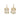 Variations Chandelier Earrings in Pale Green Sapphire