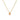 18K Gold Teardrop Gemstone Slider Necklace Necklace Page Sargisson Poppy Red Sapphire 