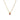 18K Gold Teardrop Gemstone Slider Necklace Necklace Page Sargisson Ruby 