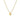 18K Gold Teardrop Gemstone Slider Necklace Necklace Page Sargisson Yellow Sapphire 