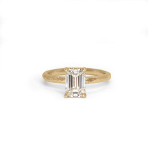 The Hoyt 1.41CT Emerald Cut Diamond Engagement Ring with Pavé Gallery Engagement Ring Page Sargisson 