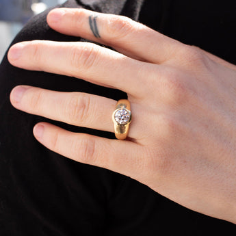 18K Boerum Ring with 1.52ct Lab Grown Diamond Hidden Page Sargisson 