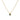 18K Gold Teardrop Gemstone Slider Necklace Necklace Page Sargisson Blue Sapphire 