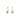 18K Gold Oval Fixed Hook Earrings in Sapphire Earrings Page Sargisson Light Blue Sapphire 