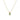 18K Gold Teardrop Gemstone Slider Necklace Necklace Page Sargisson Emerald 