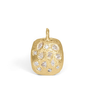 18K Diamond Mosaic Tablet Necklace Necklace Page Sargisson Pendant Alone- No Chain 