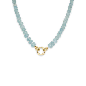 18k Strand Necklace with Aquamarine Necklaces Page Sargisson 