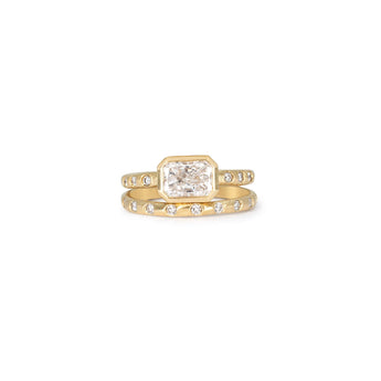 The Atlantic Engagement Ring Setting With Diamond Accent Band Engagement Ring Page Sargisson 