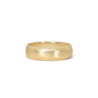18K Smooth Wedding Band 5mm wedding bands Page Sargisson 