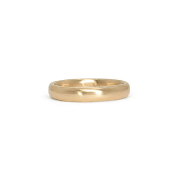 18K Smooth Wedding Band 4mm wedding bands Page Sargisson 