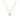 18K Gold Teardrop Gemstone Slider Necklace Necklace Page Sargisson Pink Sapphire 
