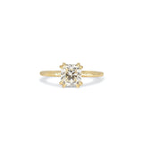 The Pacific Engagement Ring Setting with Pavé Gallery Engagement Ring Page Sargisson 18K Yellow Gold Cushion 