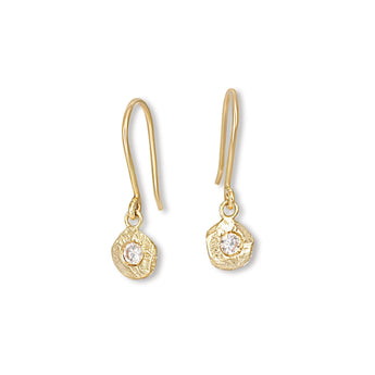 Petite Smith Diamond Drop Earrings Earrings Page Sargisson 