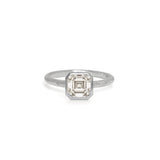 The Atlantic Engagement Ring Setting Hidden Page Sargisson Platinum Asscher 