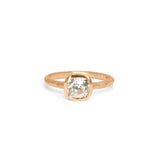 The Atlantic Engagement Ring Setting Hidden Page Sargisson 18K Rose Gold Cushion 