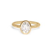 The Atlantic Engagement Ring Setting Hidden Page Sargisson 18K Yellow Gold Oval 
