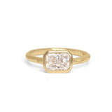 The Atlantic Engagement Ring Setting Hidden Page Sargisson 18K Yellow Gold Radiant 