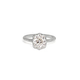 The Bergen Engagement Ring Setting Hidden Page Sargisson Platinum Cushion 