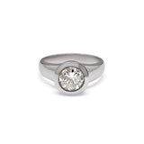 The Boerum Engagement Ring Setting Hidden Page Sargisson Platinum Round 