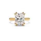 The Pacific Engagement Ring Setting with Pavé Gallery Engagement Ring Page Sargisson 18K Yellow Gold Radiant 