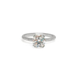 The Pacific Engagement Ring Setting with Pavé Gallery Hidden Page Sargisson Platinum Round 