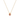 18K Gold Oval Gemstone Slider Necklace Necklace Page Sargisson Ruby 