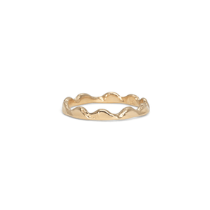 18K Wave Ring Rings Page Sargisson 