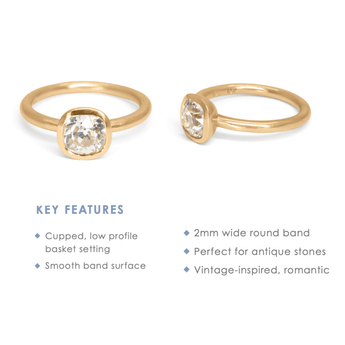 The Madison Engagement Ring Setting Hidden Page Sargisson 