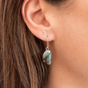 18K Faceted Emerald Prong Earrings Sm Earrings Page Sargisson 