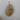 RAVA 10K Tumbled Stone Charm - Rutilated Quartz Charm Rava 2 
