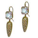 White Topaz Crown work Spears earrings Consignment Ray Griffiths 
