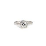 The Smith Engagement Ring Setting Hidden Page Sargisson Platinum Cushion 