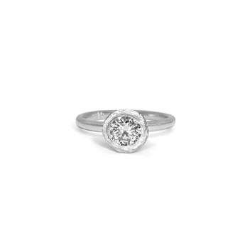 The Smith Engagement Ring Setting Hidden Page Sargisson Platinum Round 