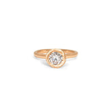 The Smith Engagement Ring Setting Hidden Page Sargisson 18K Rose Gold Round 