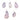 SALE - 10K Tumbled Stone Charm - Lavendar Quartz Hidden Rava 