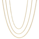 18K Wheat Chain Necklace Page Sargisson 